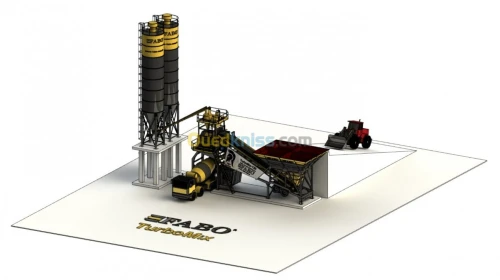 CENTRALE A BETON MOBILDE DE 120m3/h