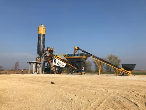 CENTRALE A BETON MOBILDE DE 120m3/h