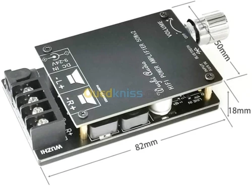 amplificateur AUDIO MINI  ZK-502L  et ZK-502C  arduino 