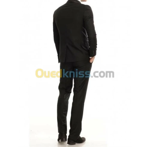 Costume smoking noir mat lot de 7