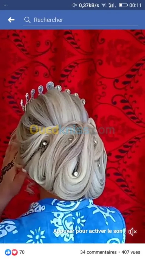Chignon mariée