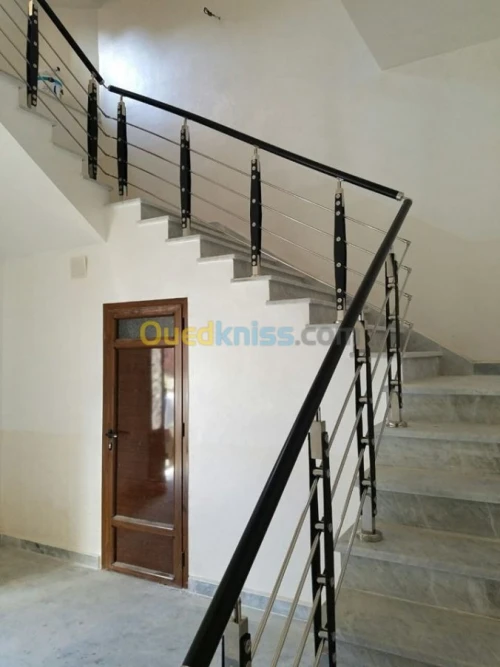 Rampes d'escalier en Inox