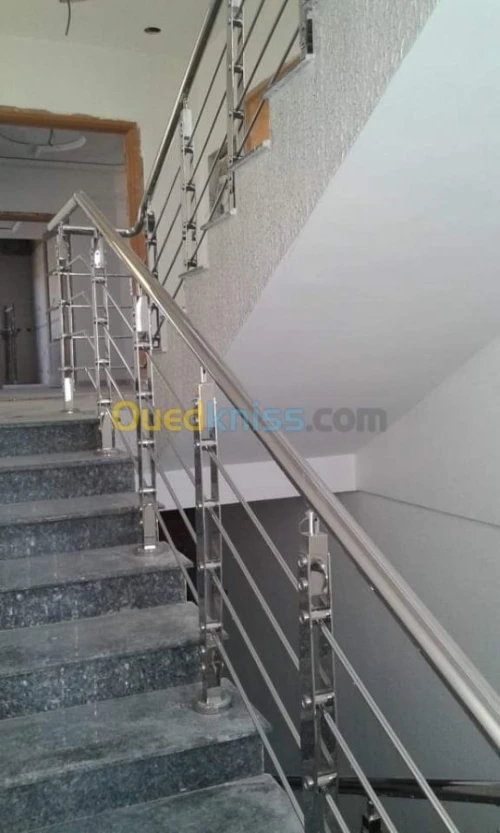 Rampes d'escalier en Inox
