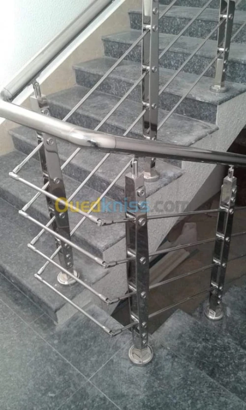Rampes d'escalier en Inox