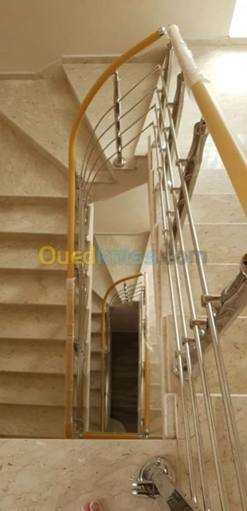 Rampes d'escalier en Inox