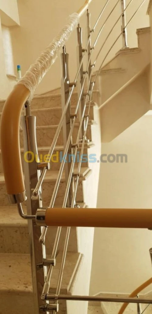 Rampes d'escalier en Inox