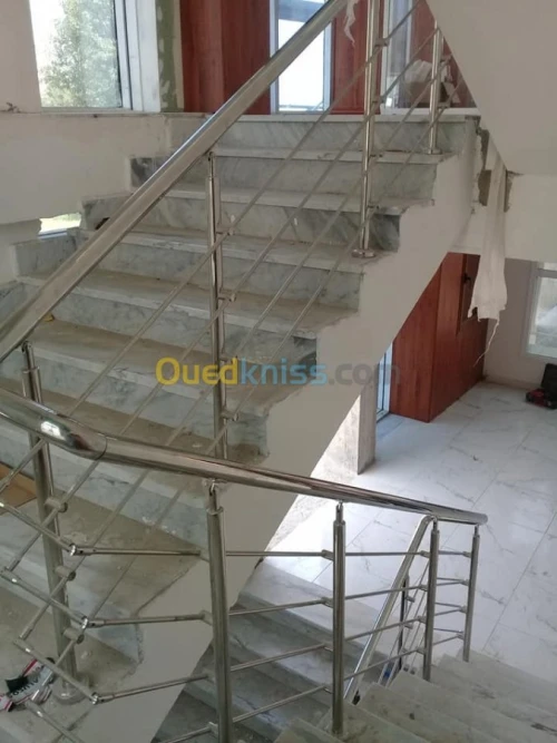 Rampes d'escalier en Inox