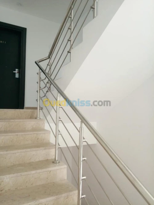 Rampes d'escalier en Inox