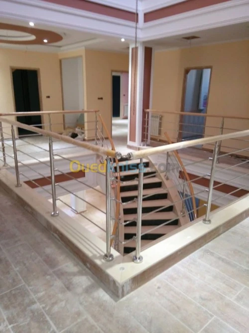 Rampes d'escalier en Inox