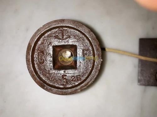 Fil à plomb Ancien Ancre de marine