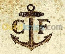 Fil à plomb Ancien Ancre de marine