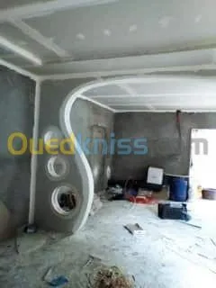 placo platre ba13 et peinture