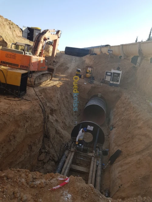 Forage et fonçage horizontale