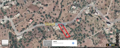 Vente Terrain Bejaia Ighram