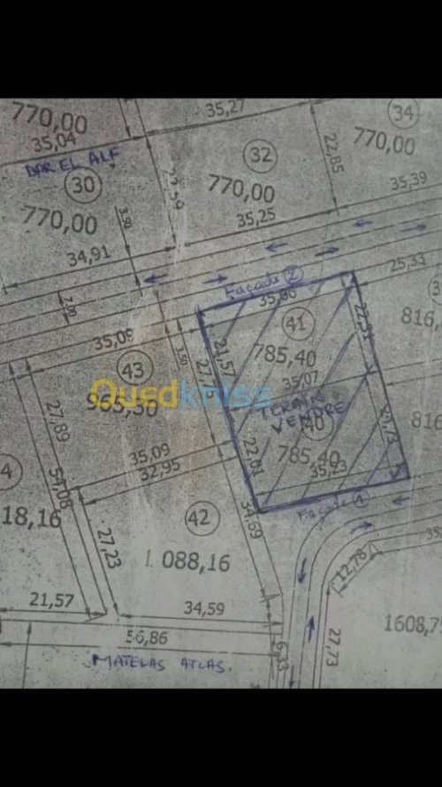 Vente Terrain Tlemcen Tirni beni hediel