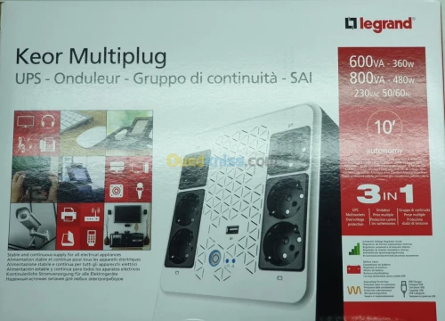 Legrand KEOR 800 VA Multiprise Onduleur multiplug UPS AVEC Stabilisateur