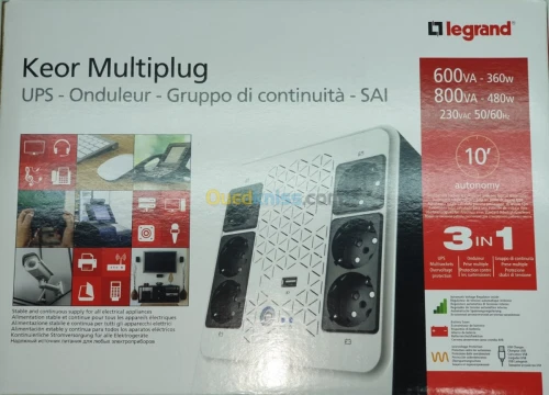 Legrand KEOR 800 VA Multiprise Onduleur multiplug UPS AVEC Stabilisateur