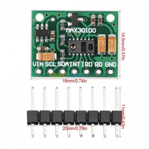 capteur  fréquen MAX30102 ET MAX30100 ARDUINO 