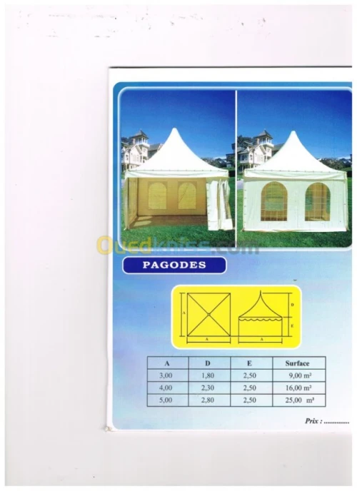 TENTES ET ACCESSOIRES 