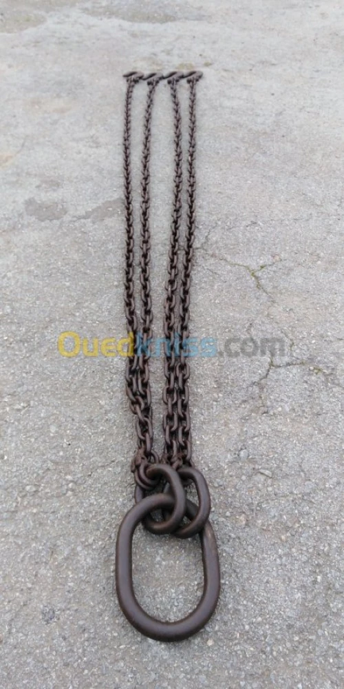 CHAINE QUATRE BRIN ET ROUE D'ECHAFFAUD