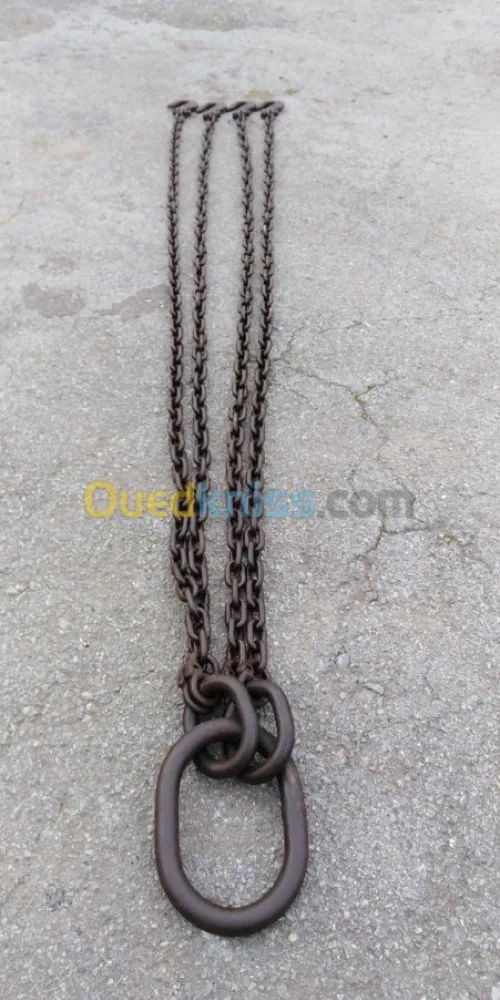 CHAINE QUATRE BRIN ET ROUE D'ECHAFFAUD