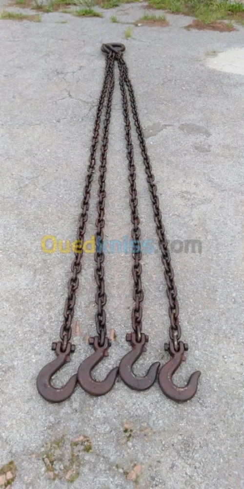 CHAINE QUATRE BRIN ET ROUE D'ECHAFFAUD