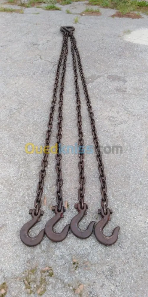 CHAINE QUATRE BRIN ET ROUE D'ECHAFFAUD