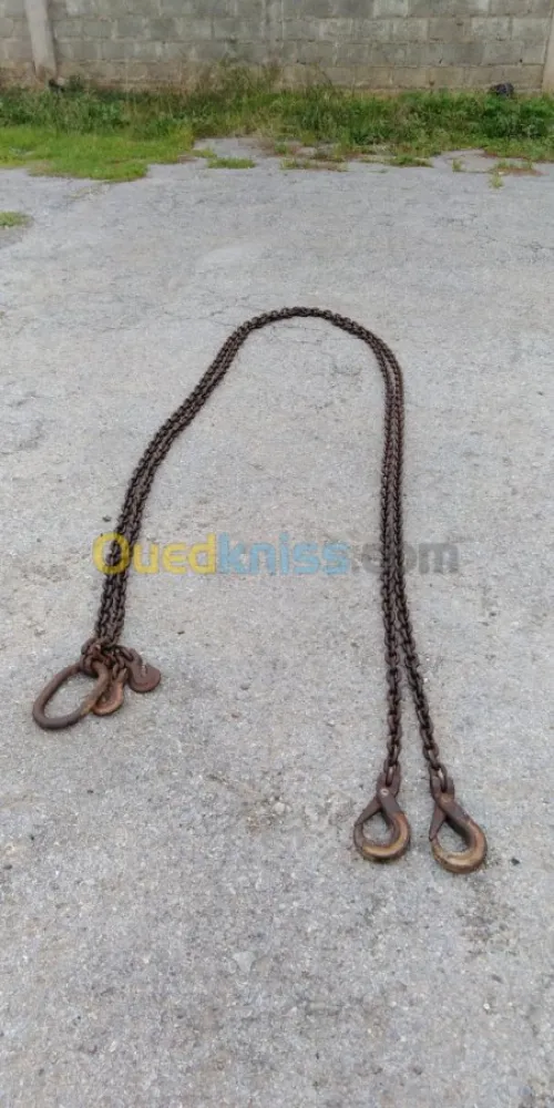 CHAINE QUATRE BRIN ET ROUE D'ECHAFFAUD