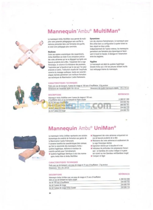 MANNEQUIN POUR SECOURISTE