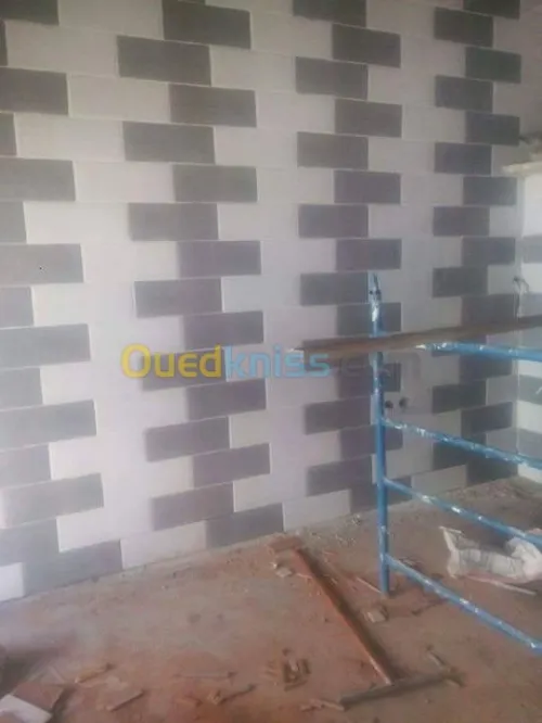 Maçonnerie, plomberie' placo PVC 