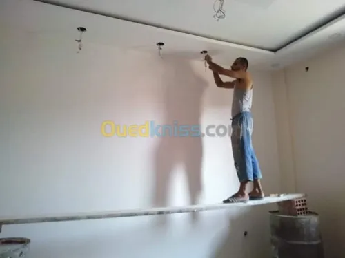 Maçonnerie, plomberie' placo PVC 