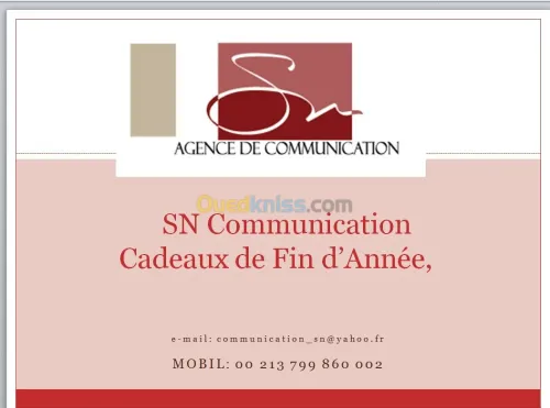 Agenda 2020/ Cadeaux d'entreprise