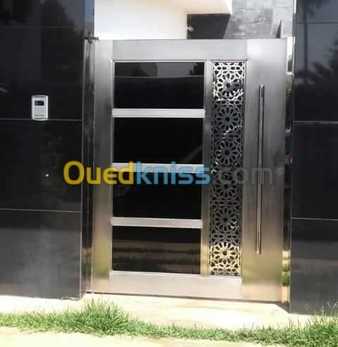 Rampe d'escalier en inox