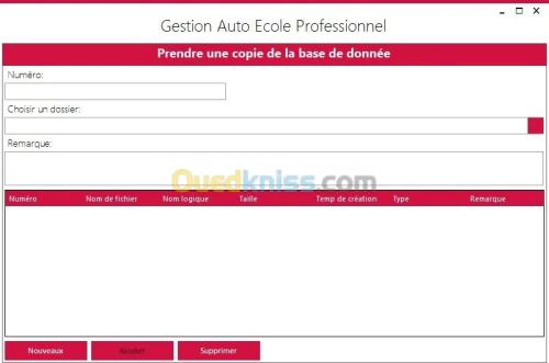 Gestion Auto Ecole Professionnel 
