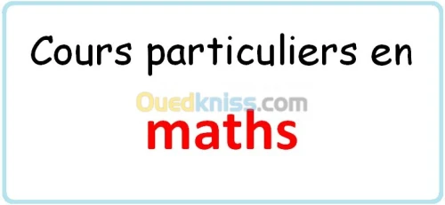 cours à domicile en maths 