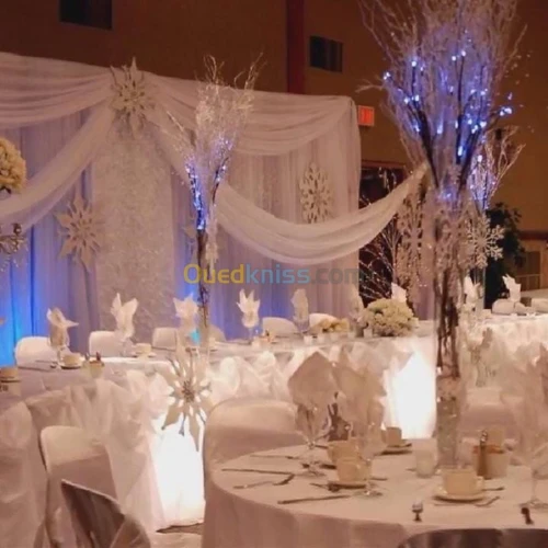 Organisation et Décoration des salles des fêtes