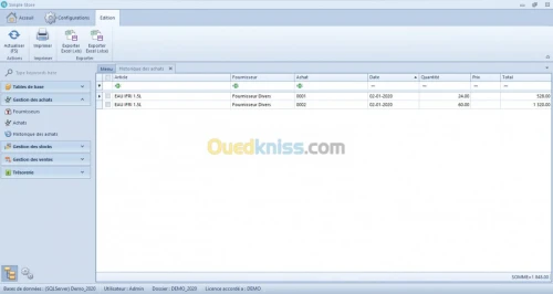 Logiciel de gestion commercial