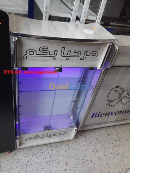 fabrication et vente de comptoir caiss