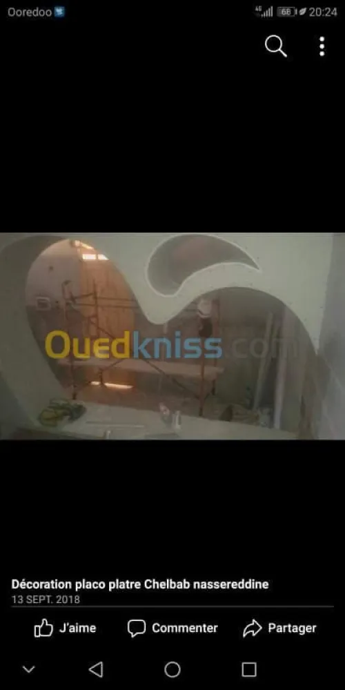 Placo-déco, peinture revetment murale.