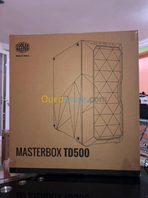 COOLER MASTER MASTERBOX TD500 MESH V2 - BOÎTIER MOYEN TOUR - VERRE TREMPÉ - 3FAN ARGB - BLACK