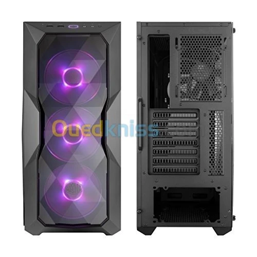 COOLER MASTER MASTERBOX TD500 MESH V2 - BOÎTIER MOYEN TOUR - VERRE TREMPÉ - 3FAN ARGB - BLACK