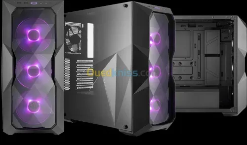 COOLER MASTER MASTERBOX TD500 MESH V2 - BOÎTIER MOYEN TOUR - VERRE TREMPÉ - 3FAN ARGB - BLACK