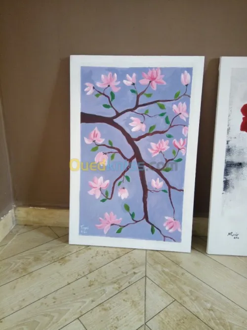 بيع لوحات فنية للديكور مرسومة باليد 
