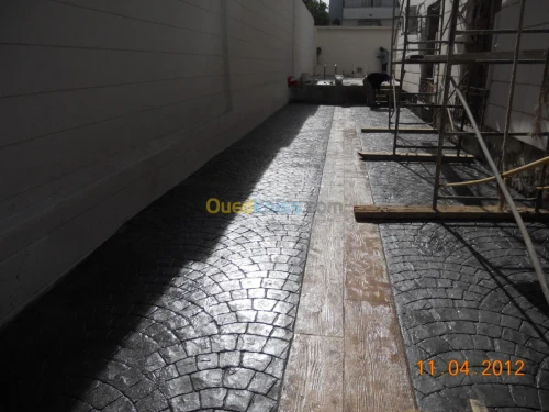 béton imprimé