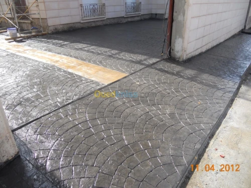 béton imprimé