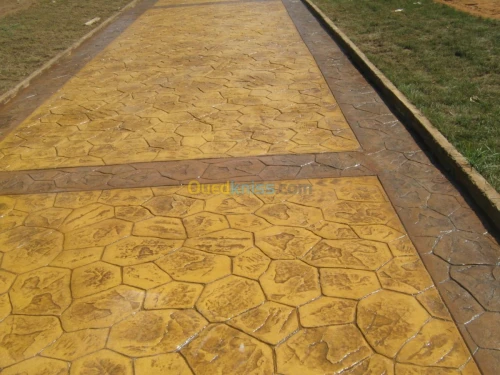 béton imprimé