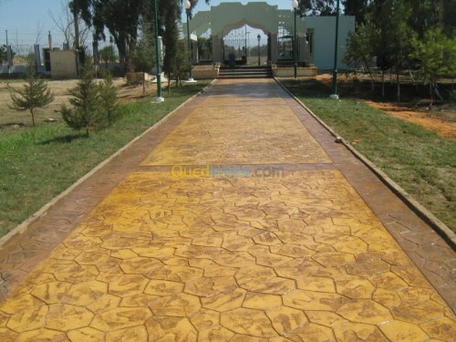 béton imprimé