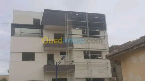 Decoration façades de monocouche