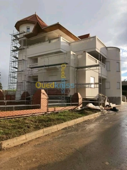 Decoration façades de monocouche