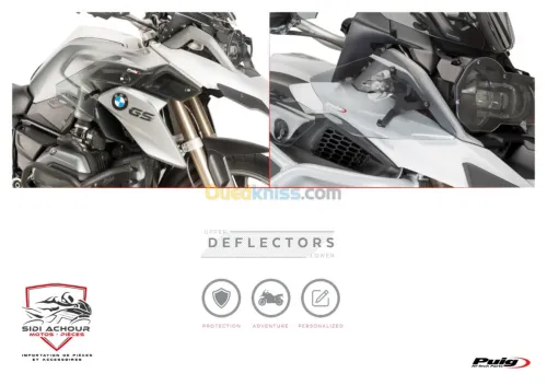 DÉFLECTEURS SUPÉRIEURS BMW R1200GS